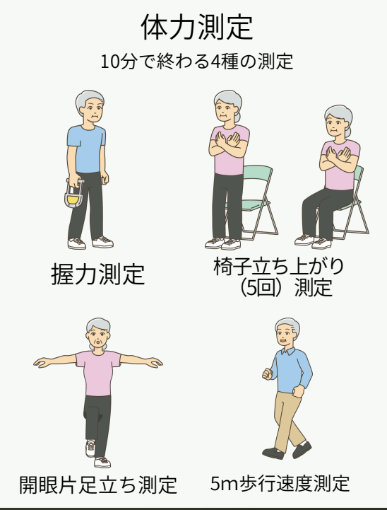 physical check 体力測定
